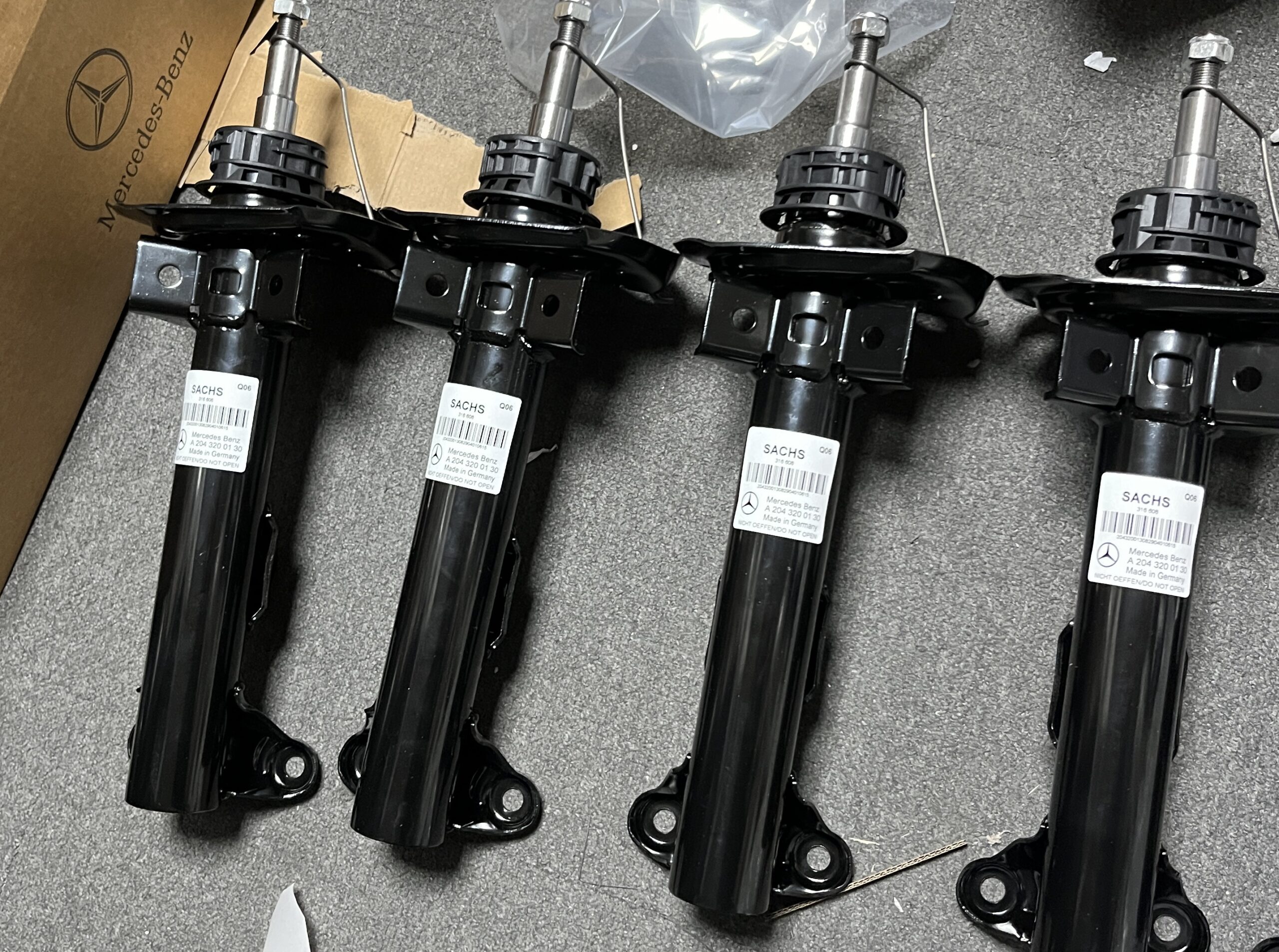 MERCEDES-BENZ W204 S204 Front Shock Absorber Strut 2043200130  A2043200130 - Image 1