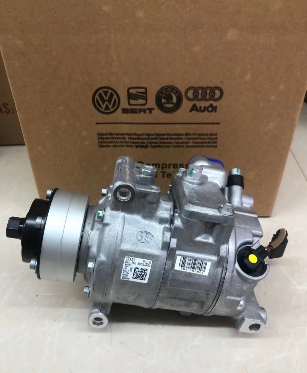 AUDI   A4 A5 A/C Compressor  8T0260805S 8T0260805F 8T0260805P 8K0260805N 8T0260805T 8K0260805Q 8K0260805R - Image 1