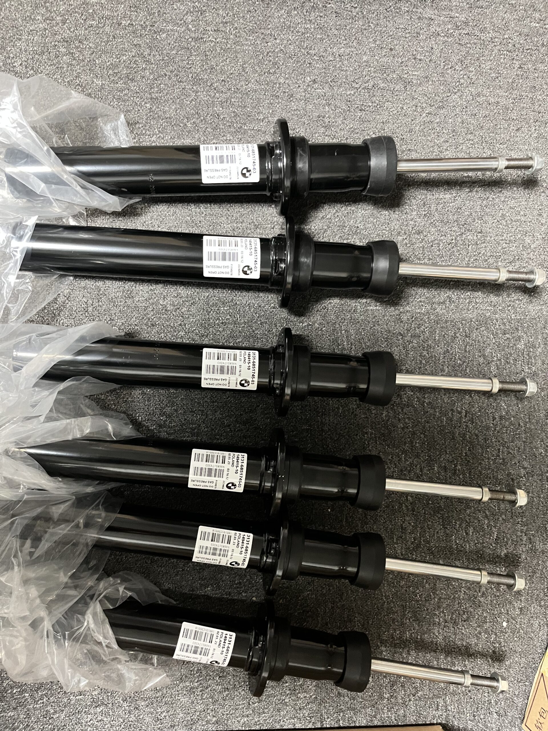 BMW F15 F16 X5 X6 Front Strut 31316851745 - 画像 (3)