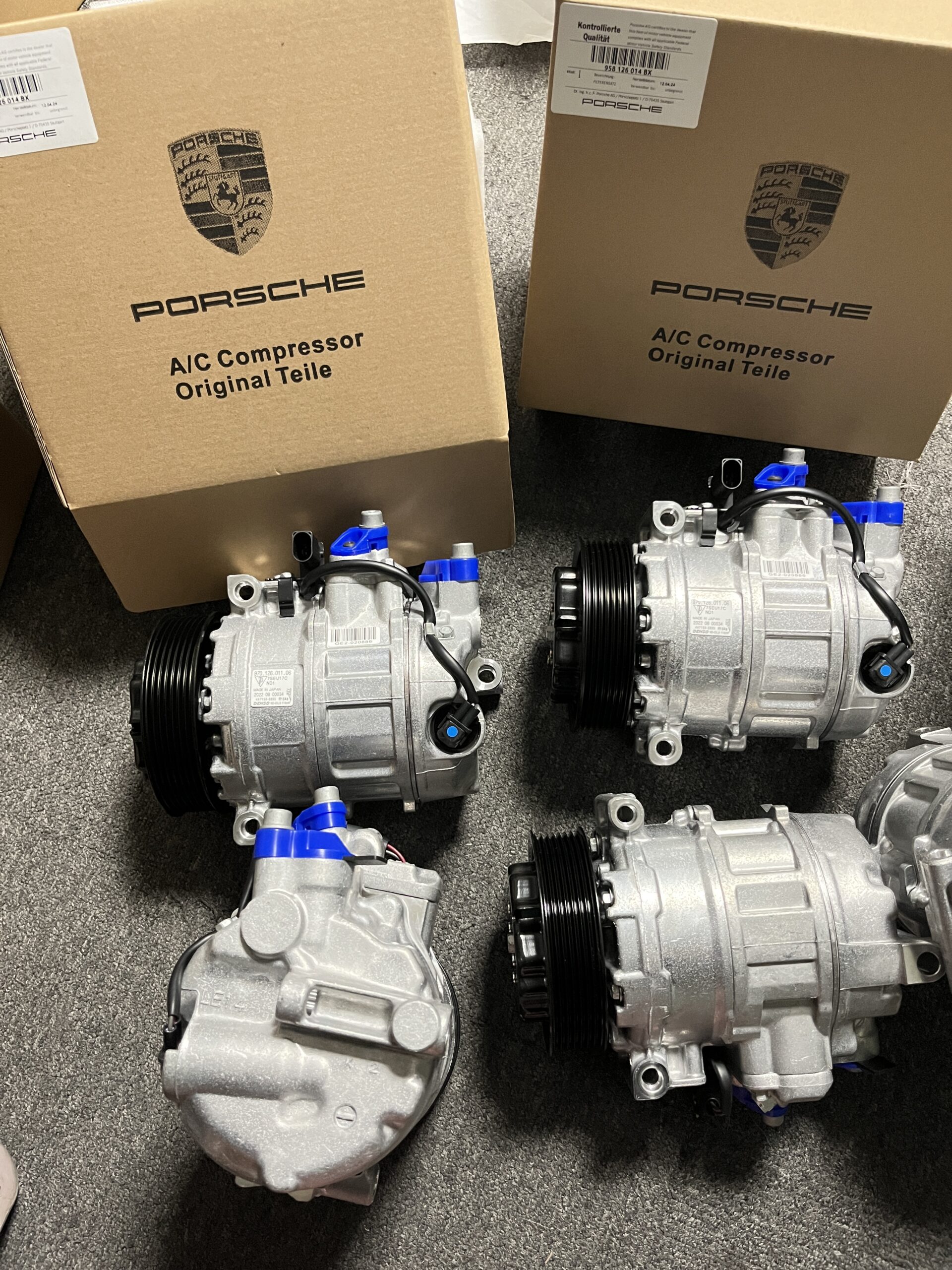 Porsche 955 A/C Compressor 958126014BX  95812601401 9581294812601100 94812601101 95812601401 DCP28010 - 图片 2