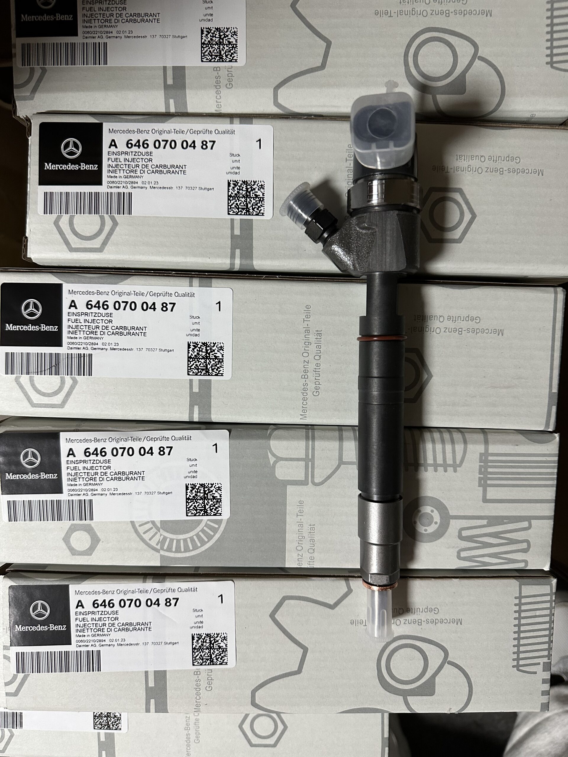 MERCEDES-BENZ W639 Diesel Fuel Injector   6460700487 64607004870080 A6460700487A64607004870080 - Image 7