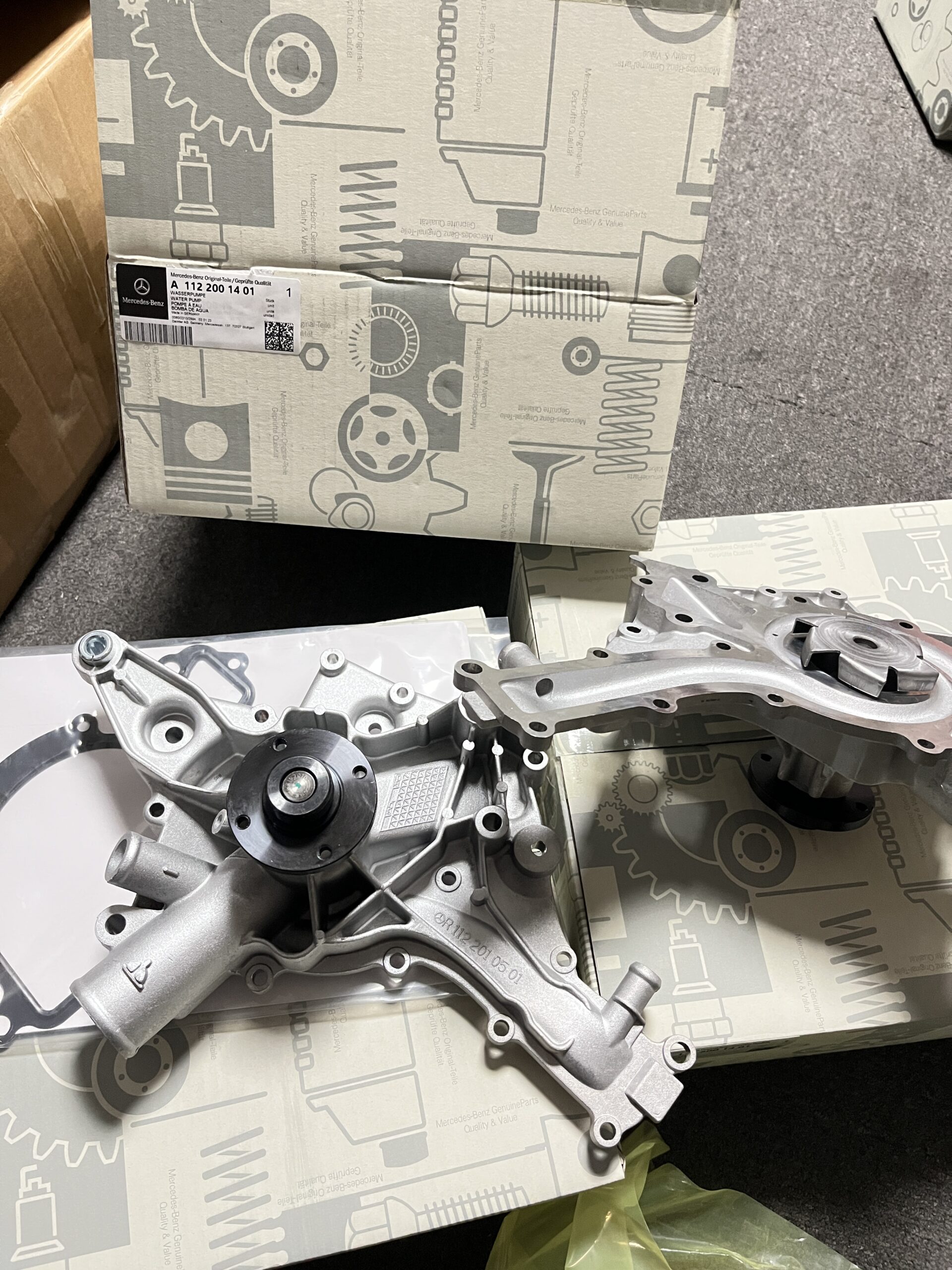 MERCEDES-BENZ  W202 W463 W211 Water Pump 1122000101 1122000110 1122000123  1122000201  1122000401 1122000901  1122001101  1122001401 - 图片 2