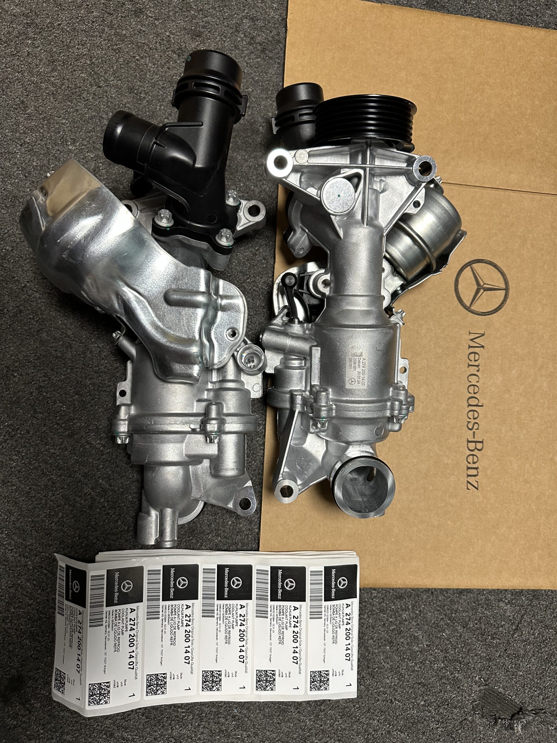 MERCEDES-BENZ  W205 W204 Engine Water Pump   2742001407 2742000301  2742000601  2742000800 - Image 3
