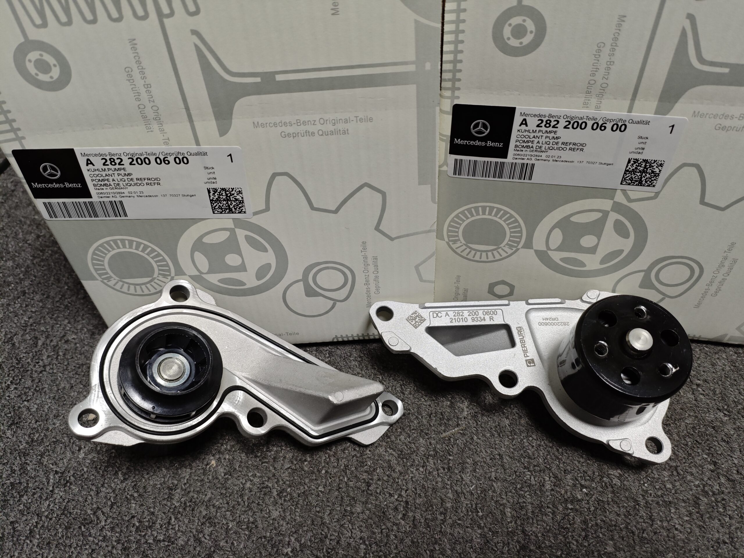 MERCEDES-BENZ W177 W247 Coolant Engine Water Pump 2822000600 - 图片 1