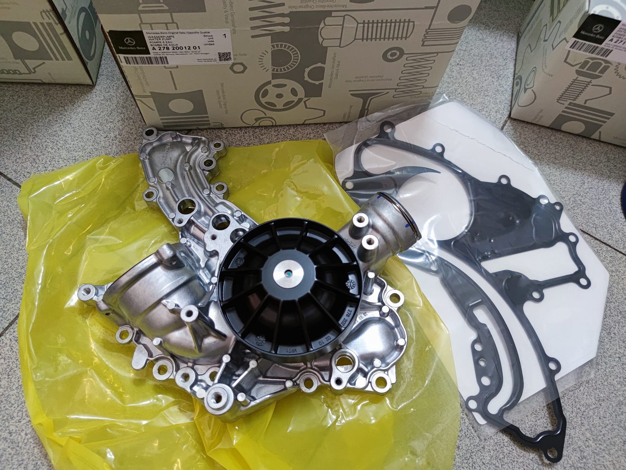MERCEDES-BENZ Water Pump CL550 CLS550 E550 GL450 GL550 2782001201 27820000 2782000501 2782000701 A2782000007  A2782000501 A2782001201 - Image 2