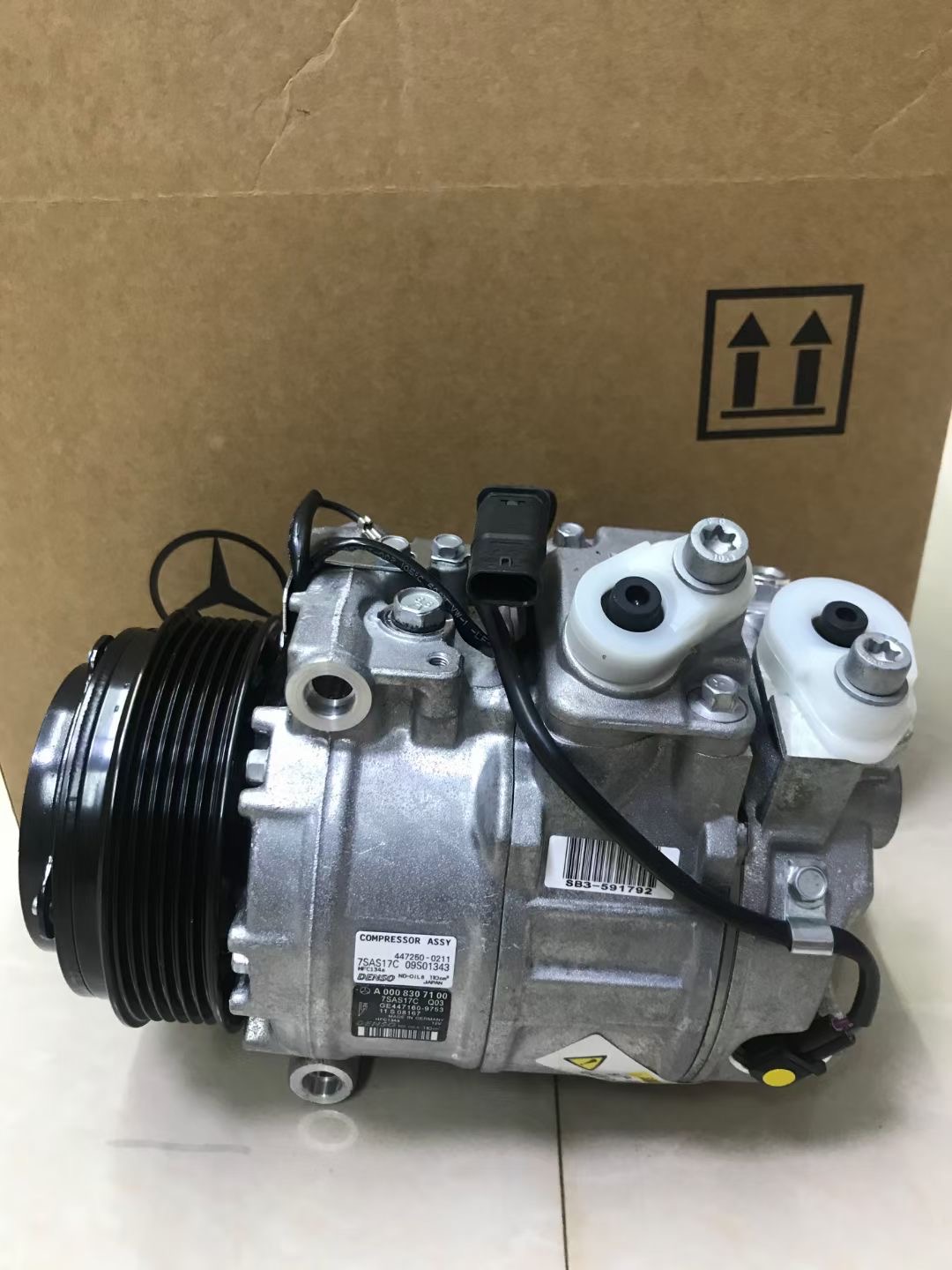 MERCEDES-BENZ W166 GLE450 GL450R W222 AC Compressor 0008307100 0008303202 0008303702  0038302060 - Image 2