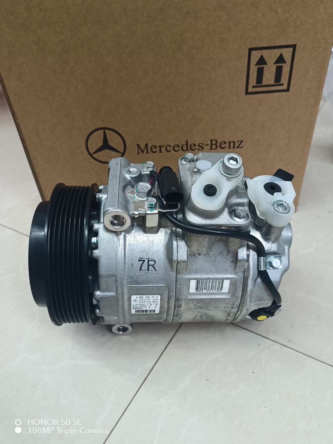MERCEDES-BENZ C216 W216 W221  AC Compressor 0022307711  0012302811 0002306511  0012304811  0022305111 0022301211 0032302311 - 图片 2