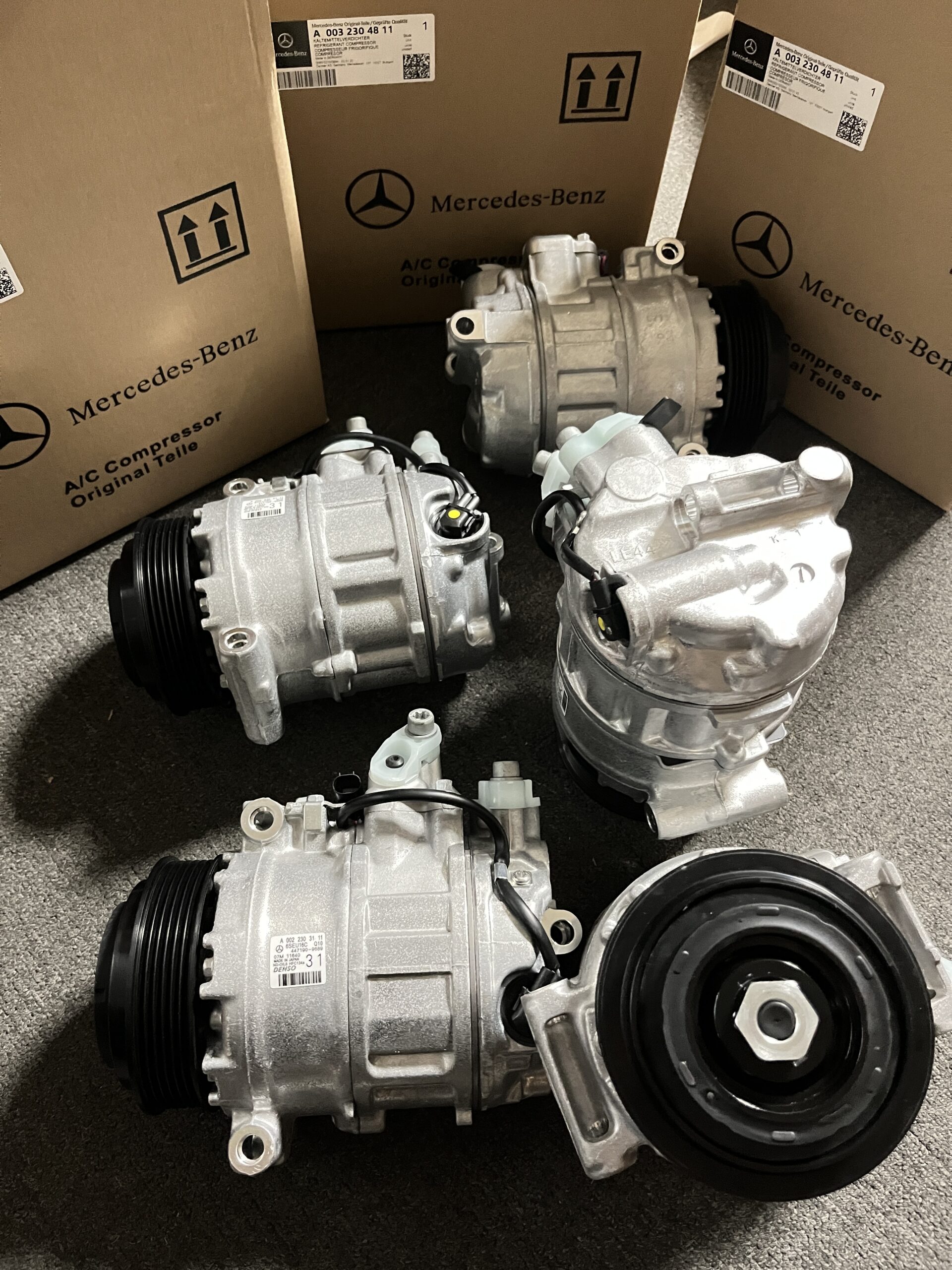 MERCEDES-BENZ W204 A/C Compressor  00323048110032304811  0022304411 0022304511 0022308411 - Image 1
