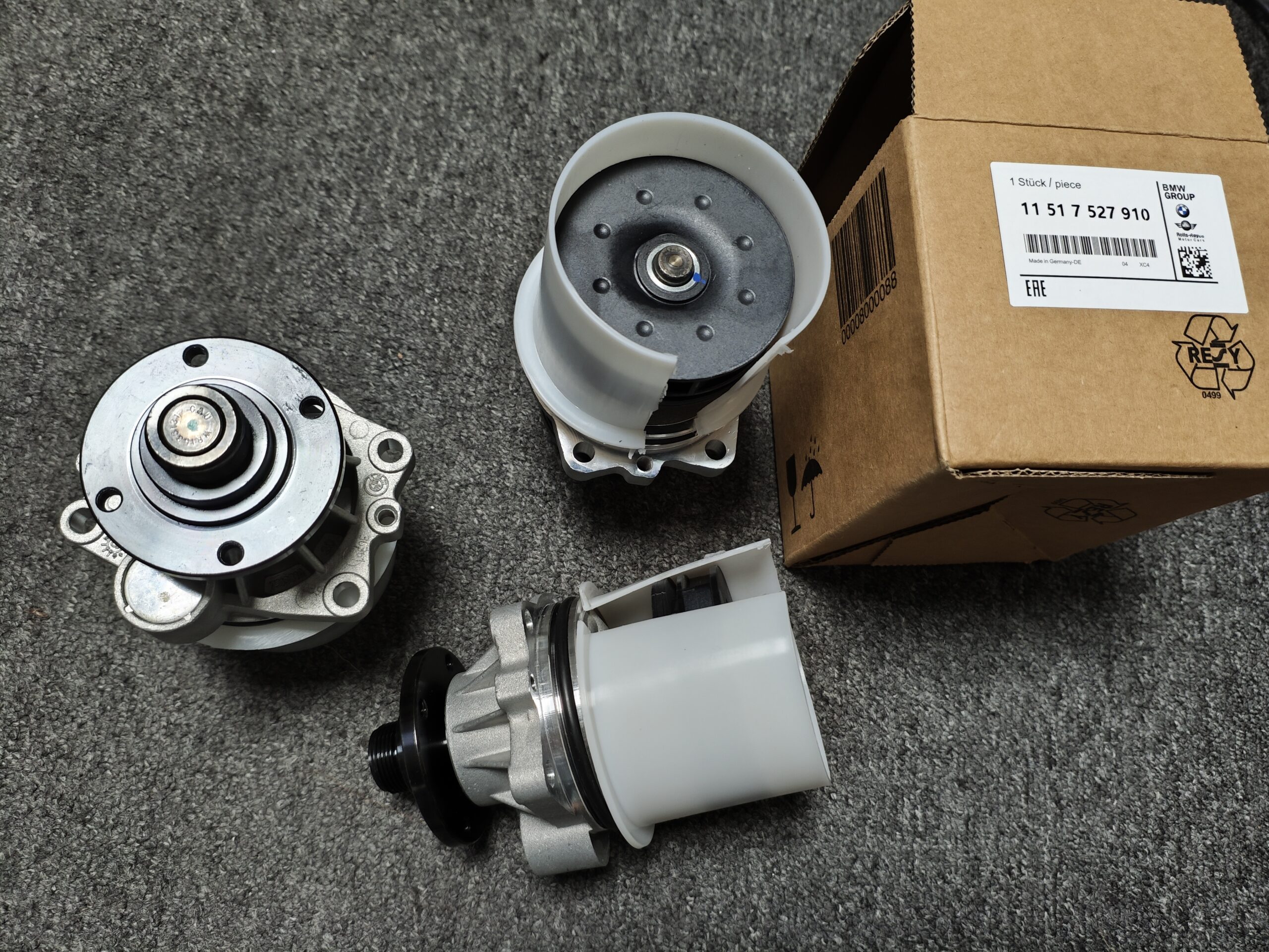 BMW E60 E46 E83 Engine Water Pump  11517527799 11511433712 11511433828 11511722536  11511730414 1151174024 111511744243  11517503884  11517504040 11517509985  11517527910 LAND ROVER1433828 7503884 - Image 6