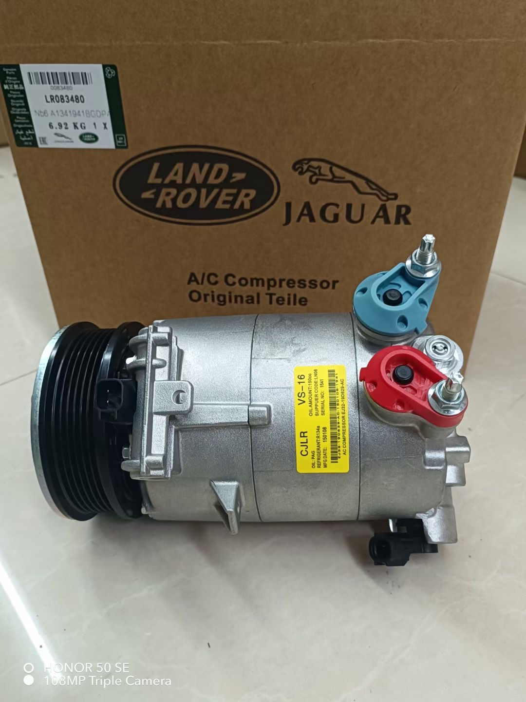 Land-Rover A/C Compressor LR083480  LR066915 LR051044 EJ3219D629AC  EJ3219D629AB - 图片 1