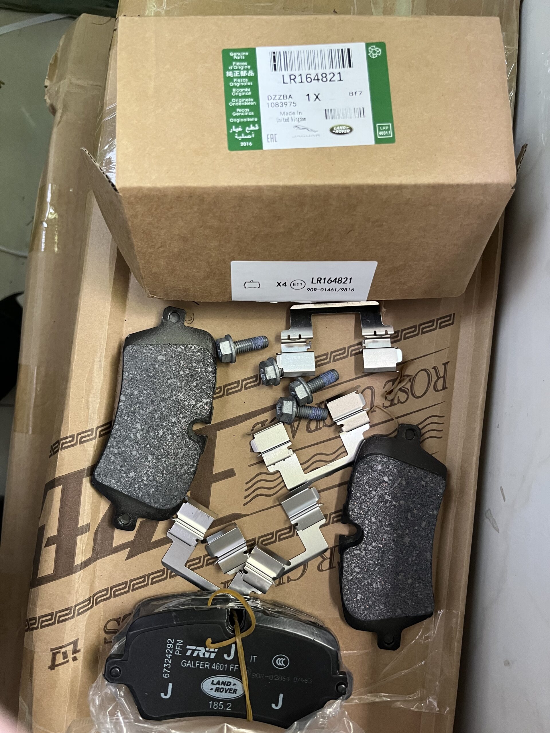 Land Rover Brake Pads  LR162042 LR036574 LR065492  LR068303 LR079910 LR079935 LR084118  LR106326 LR108260  LR123717 LR139173  LR146155   LR146247   LR147981  LR162042   LR162043   LR162046 LR162047   LR162048   LR164821  LR084118   LR106326 - Image 2