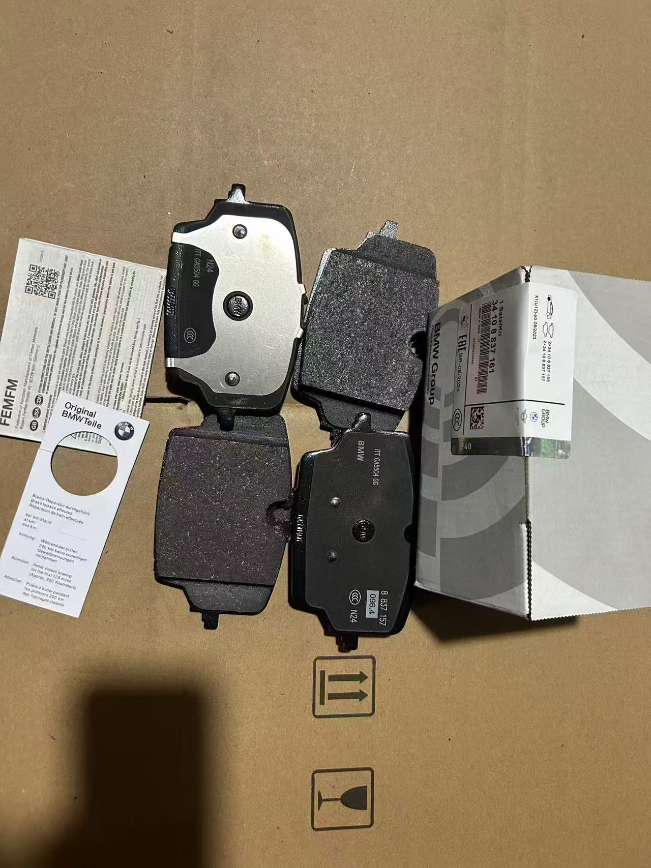 2c16766a2c1001bd868a0ffe7fb158c 34108837161 BMW F65 F66 Front Wheel Brake Pad Set 8837161 - Image 1