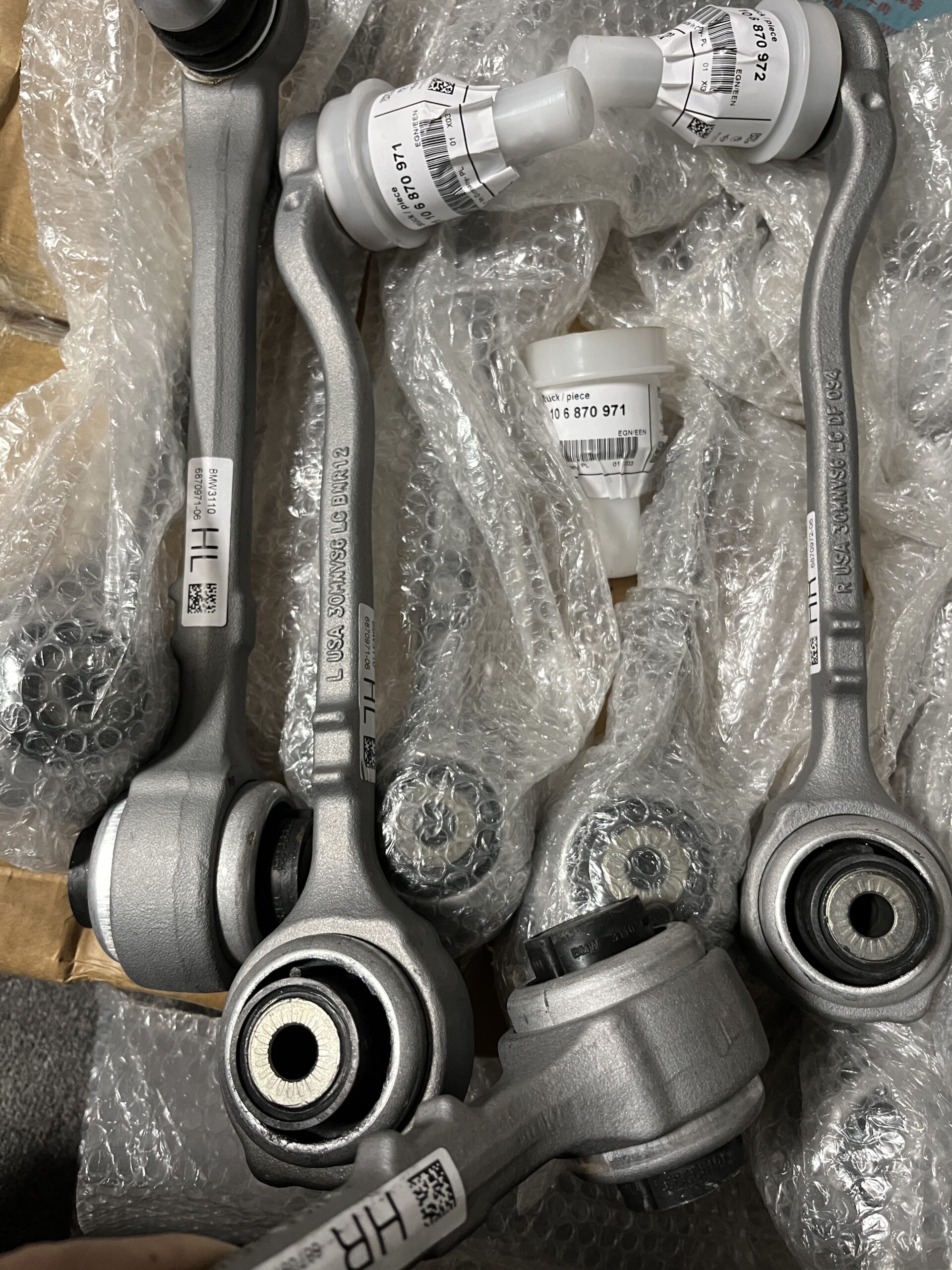 宝马控制臂31106870971=31106871467跟31106870972=31106871468 31106870972 BMW G01 G02 Control Arm Front Right 31106871468 - Image 1