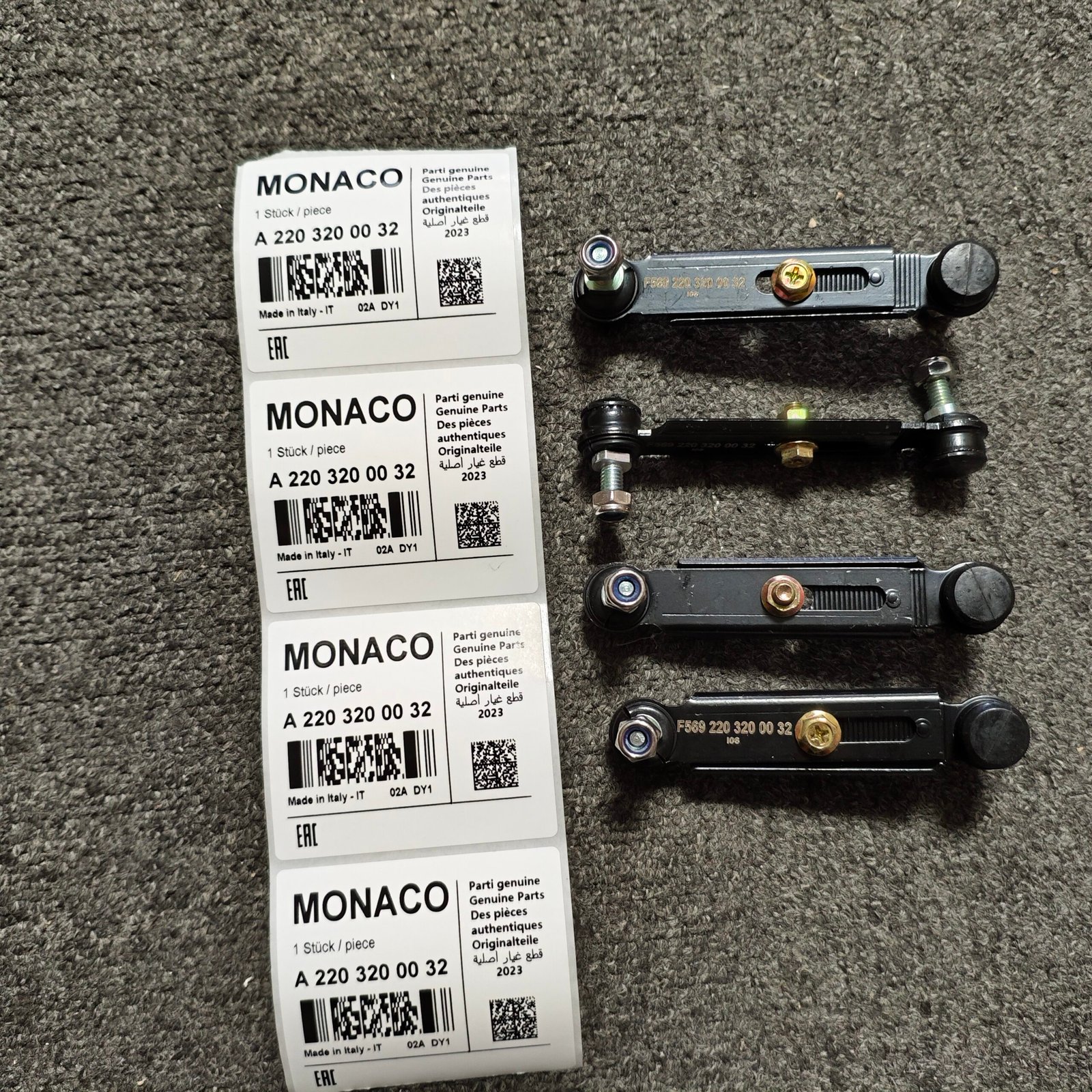 奔驰 平衡杆 2203200032 2203280134 A2203200032 Stabilizer Link for Mercedes-Benz W220, V220 2203200032 - Image 1