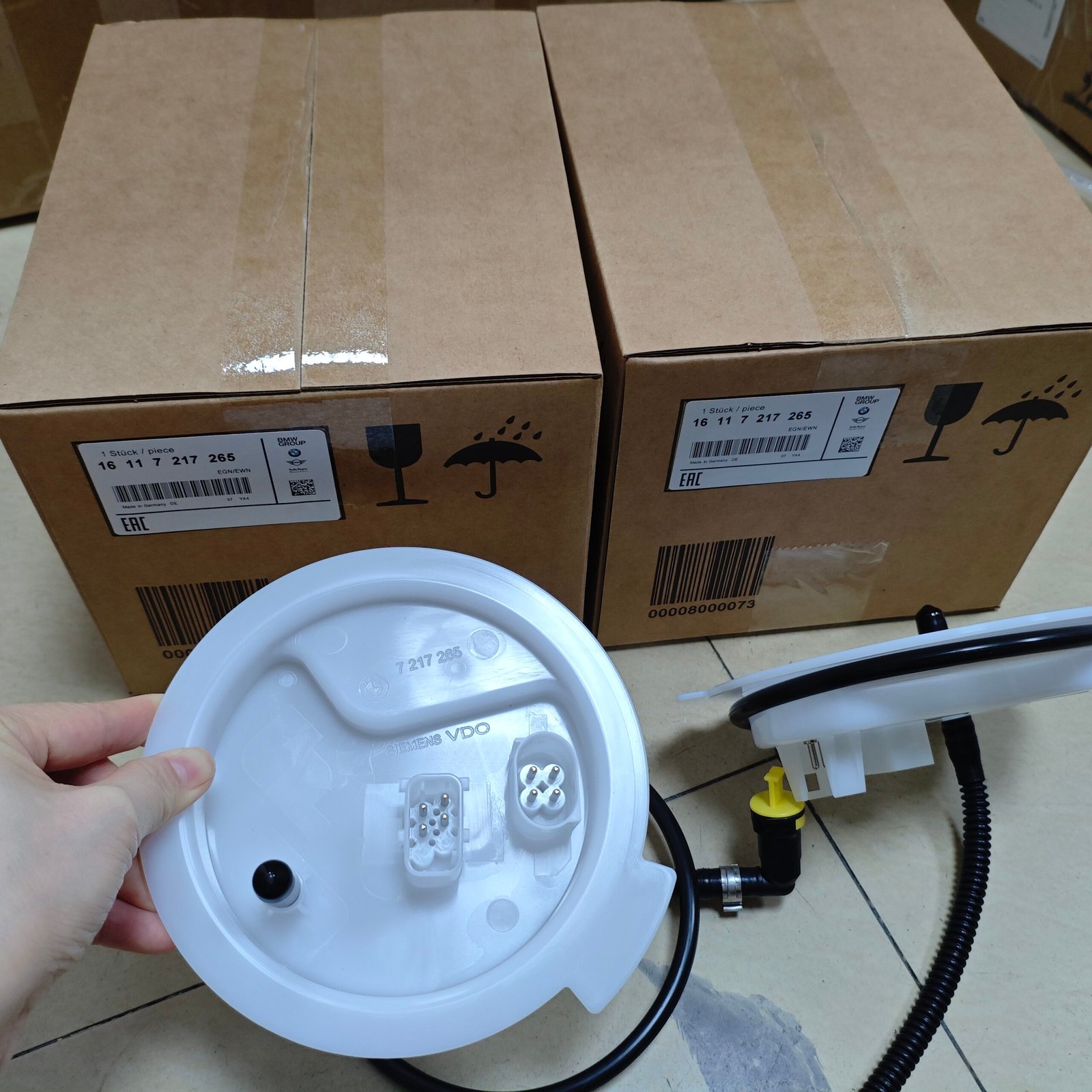 宝马 燃油泵 16117217265 16117217265 Flange Cover Repair Kit for BMW 7 F01 F02 16117217265 - Image 1